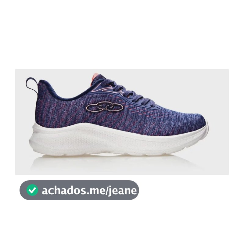 Tênis Casual Feminino Nyx Olympikus Azul/rosa/branco Liso 36