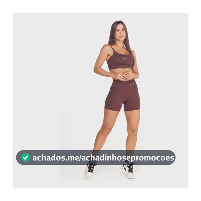 Conjunto Feminino Fitness Academia Shorts E Top - Fondue