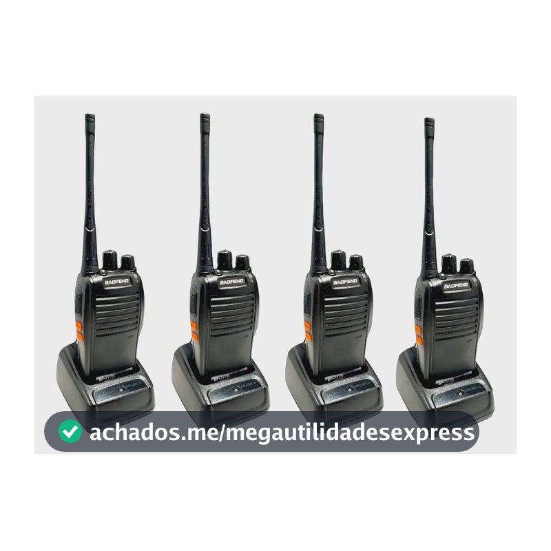 4 Radio Baofeng 777s Comuncador 16 Ch 12km Ht