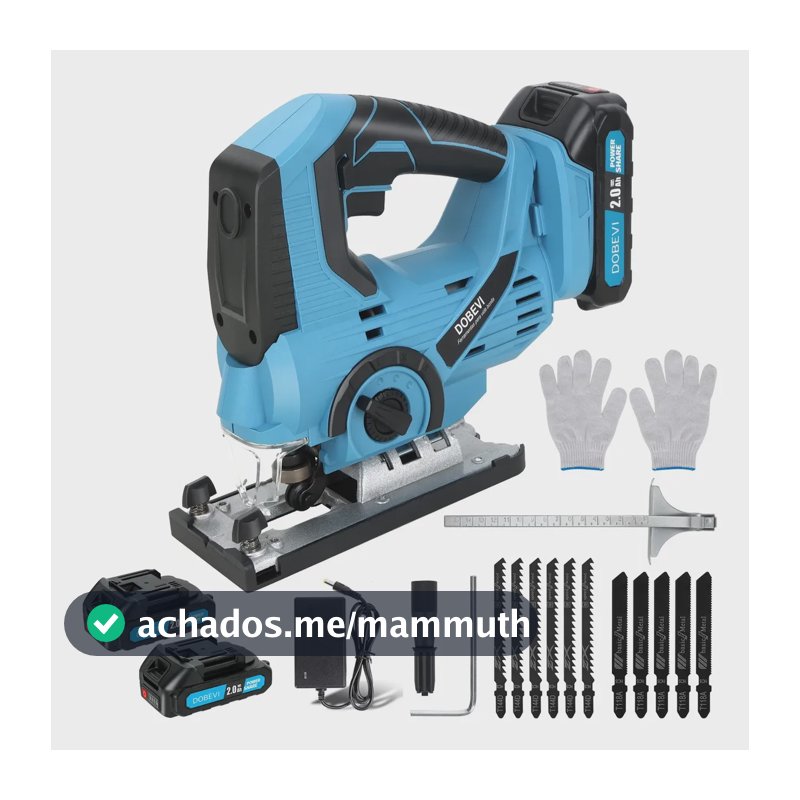Serra Tico Tico Elétrica Profissional 850w C/2 Baterias 110/220v