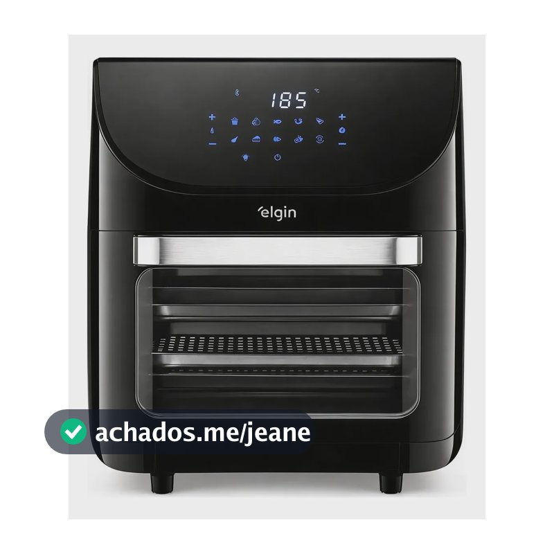 Fritadeira Air Fryer Oven Family Elgin 12l Digital Touch Preto 220v