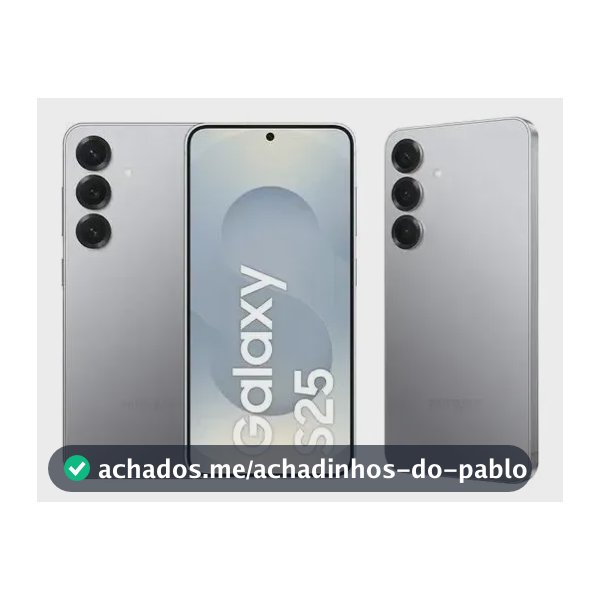 Samsung Galaxy S25 5G, 256GB, 12GB, Câmera Tripla - Prata