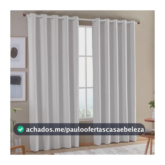 Cortina Blackout 100% 2,80x2,30 Corta Luz Sala Quarto