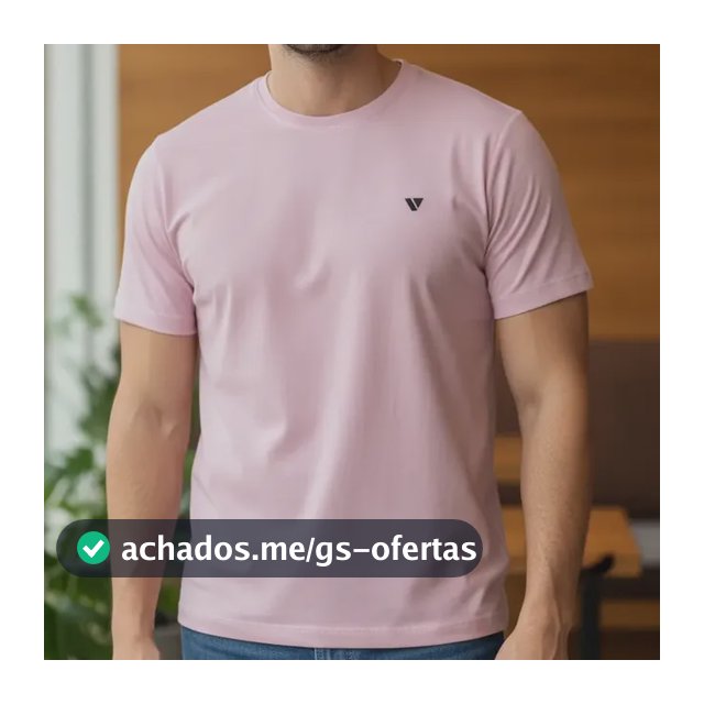 Camiseta Masculina Camisas Slim Voker 100% Algodão Atacado