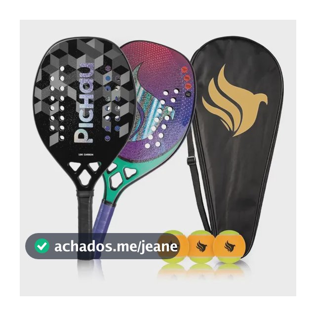 Kit 2 Raquete Beach Tennis, Pichau Nocturne Bay + Hawaiian
