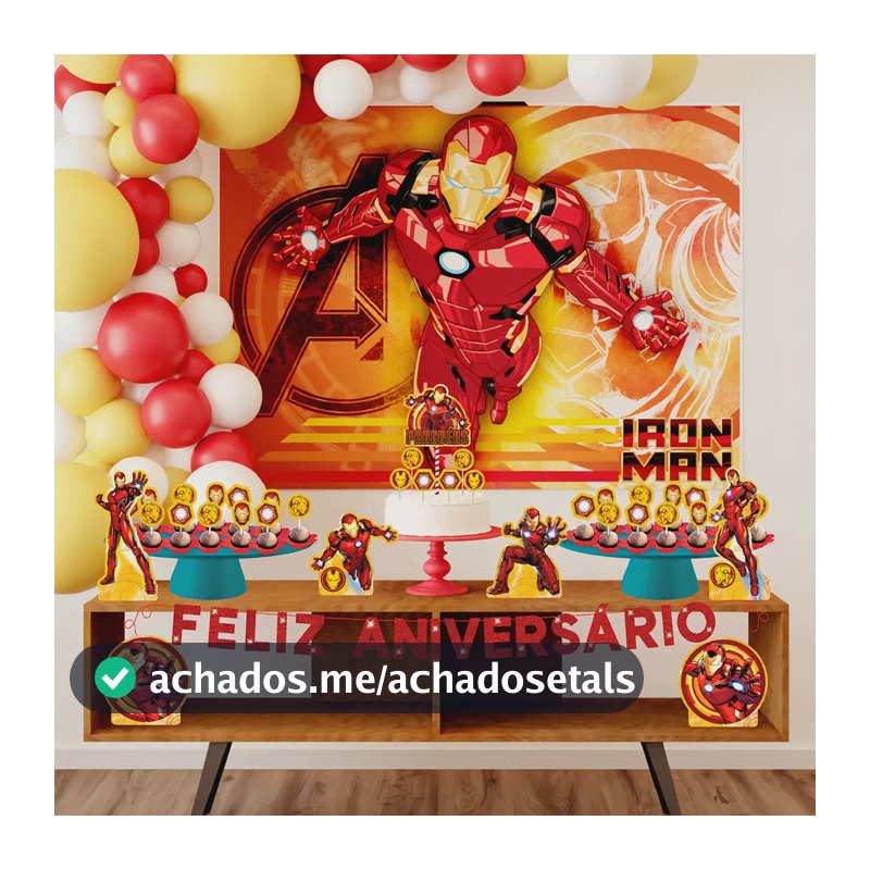 Decoração Homem De Ferro