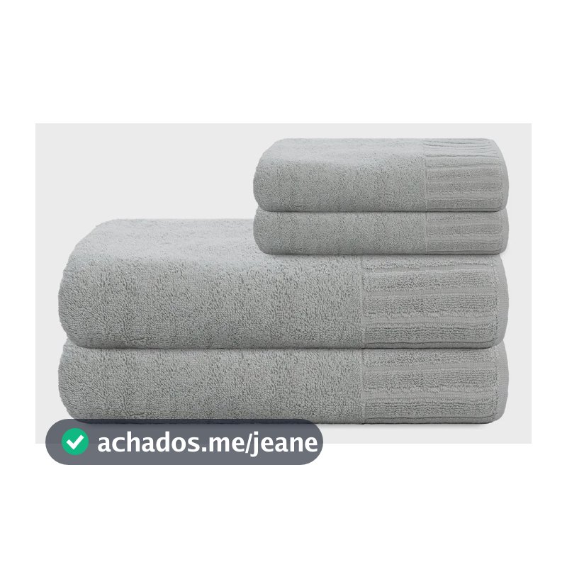 Jogo Toalha Banhão E Rosto Velour 4pç 500g Algodão Camesa