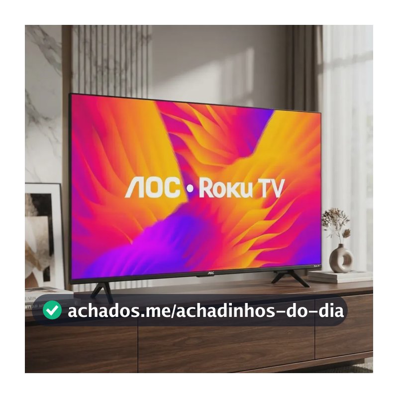 Smart Tv Aoc Dled 32 Wi-fi Roku Tv Quad Core 32s5155/78g