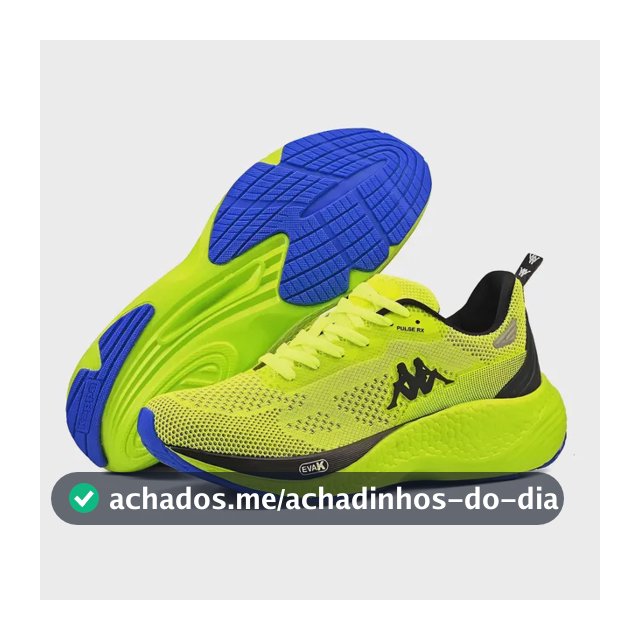 Tênis Kappa Pulse Rx Unissex Corrida Conforto
