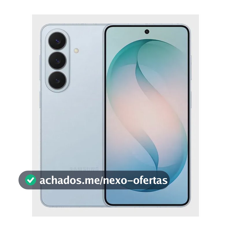 Celular Samsung Galaxy S26 5G, 512GB, 12GB RAM, Galaxy AI, Câmera Tripla de 50+12+10, Tela de 6.3" Azul