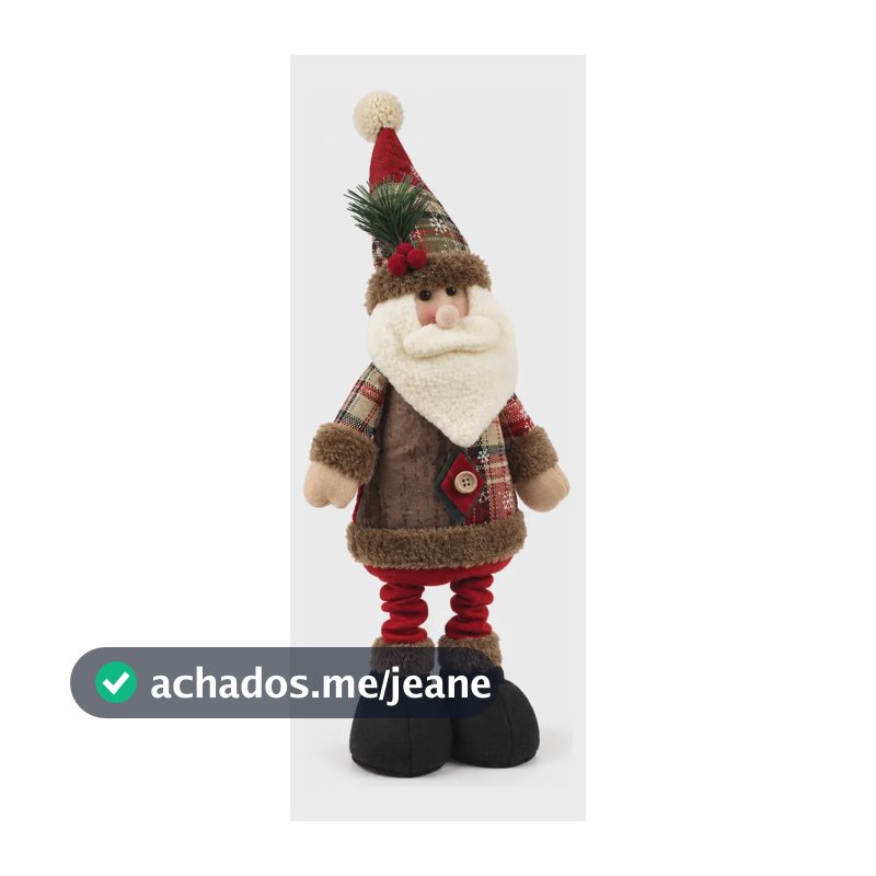 Boneco Natal Extensível Papai Noel Boneco Neve Reno Papai Noel