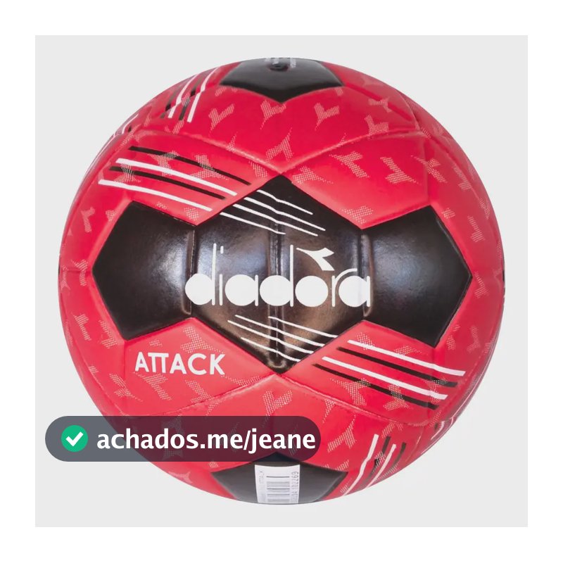 Bola De Handball Diadora H3 Masculino Oficial Vermelho 3