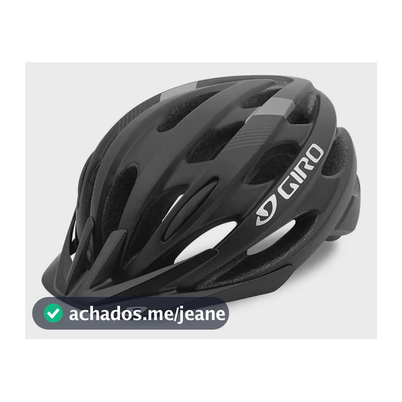 Capacete Bike Ciclismo Giro Revel Preto Carvão (54-61cm) Mtb Cor Preto/Carvão Tamanho Único