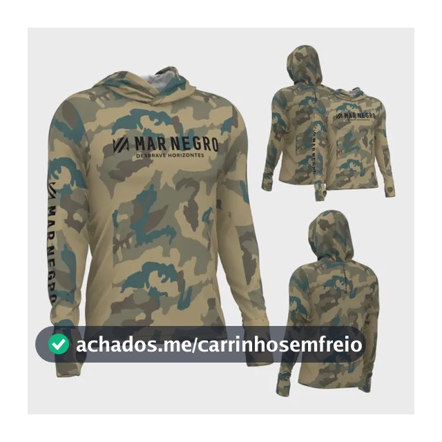 Camisa De Pesca Proteção Solar Mar Negro X Protection Caqui