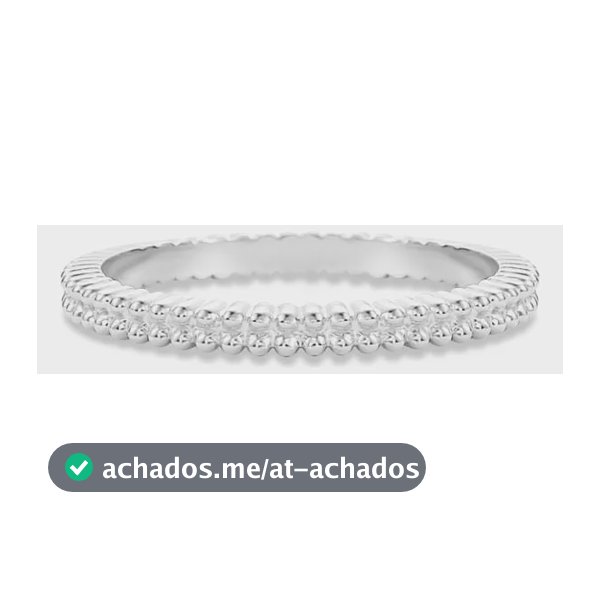 Anel Life Duplo Bolinhas Em Prata 925 16