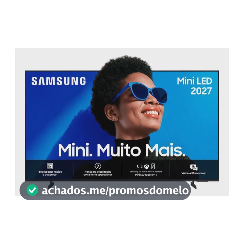 Samsung Smart TV 65" Mini LED 4K M75H 26/2027