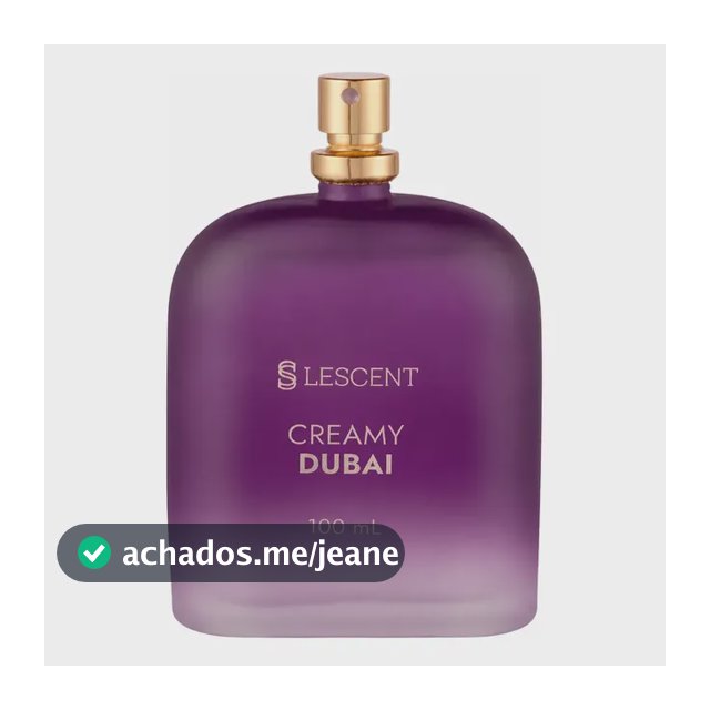 Perfume Deo Colônia Creamy Dubai 100 ml Lescent
