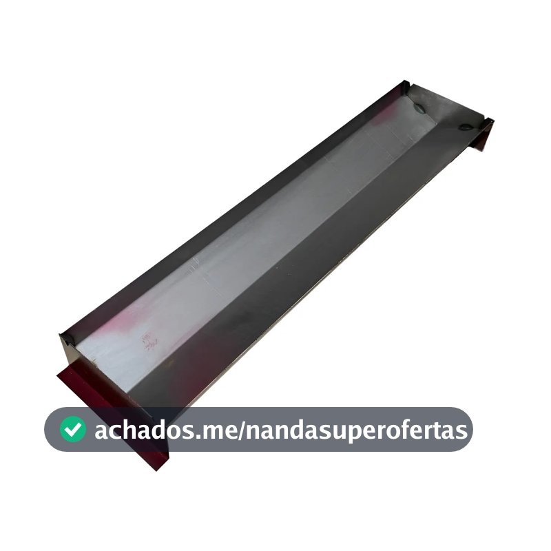 Forma De Aço Para Produção De Chapéu Muro Pingadeira 15x65cm