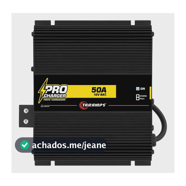 Fonte De Alimentação Carrega Carro Taramps Pro Charger 50 A