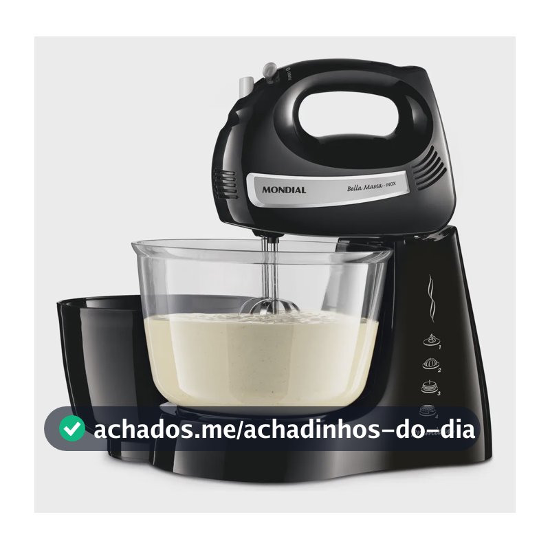 Batedeira Bella Massa, Mondial, 500W - B-23 NP