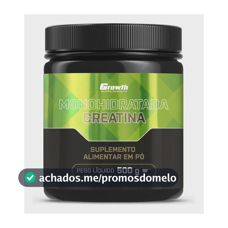 Creatina Growth Supplements Monohidratada em pó Sem sabor x 500g