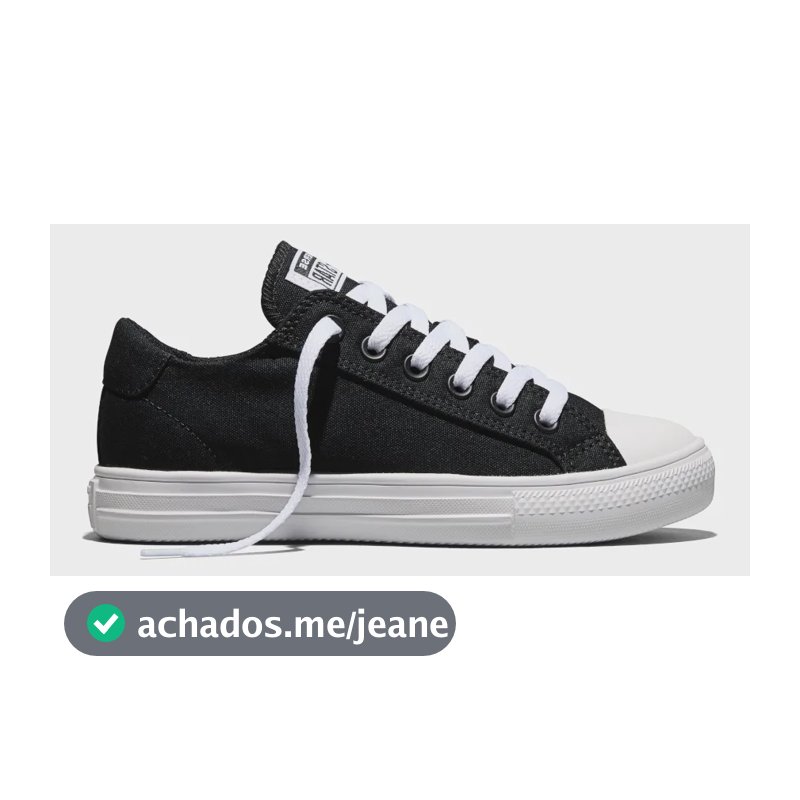 Tênis All Star Day One Original Cano Baixo Preto Preto 34