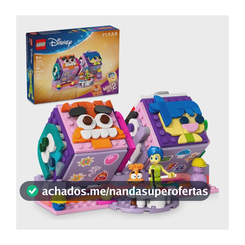 Lego Disney 43248 - Divertidamente 2 - Cubos de Humor - 394 peças