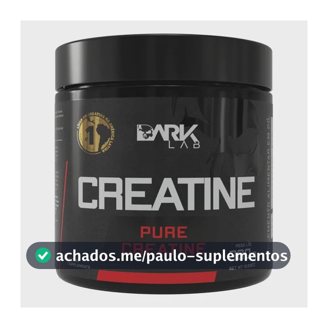Creatina Dark Lab Premium Pure em pó Sem sabor x 300g