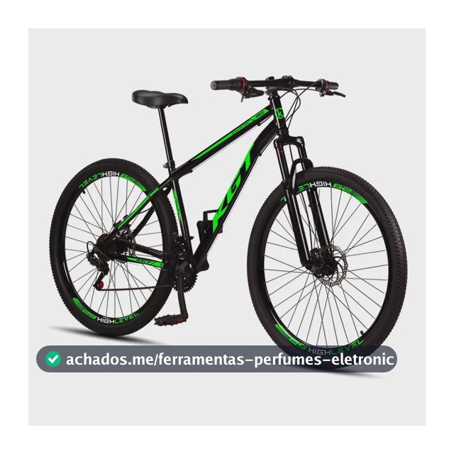 Bicicleta Aro 29 Aço Carbono Freios A Disco Suspensão 21 Vel