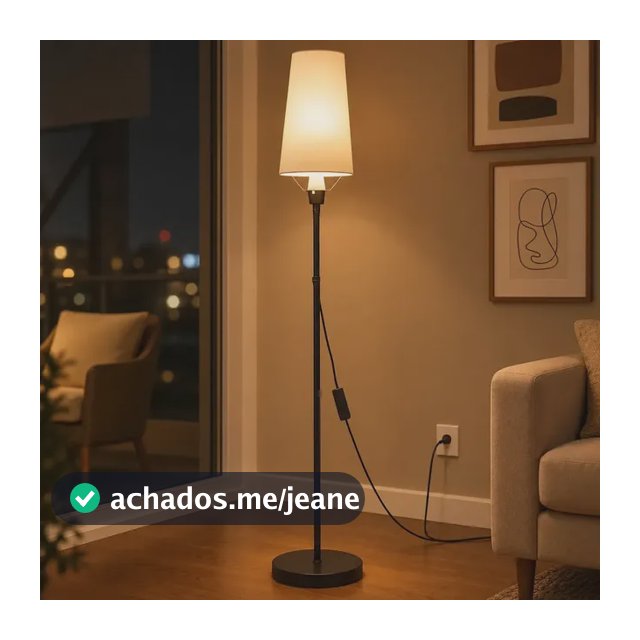 Abajur De Chão Luminária De Piso Moderna Design Elegante Cúpula Minimalista Metal Resistente Para Quarto Casal Sala Escritório Leitura Luminárias Abajures Com Pedestal Coluna Decorativa Vintage retrô