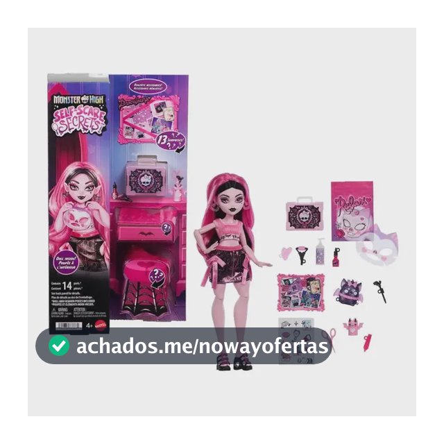 Boneca Monster High Draculaura Self-Scare Secrets Mattel