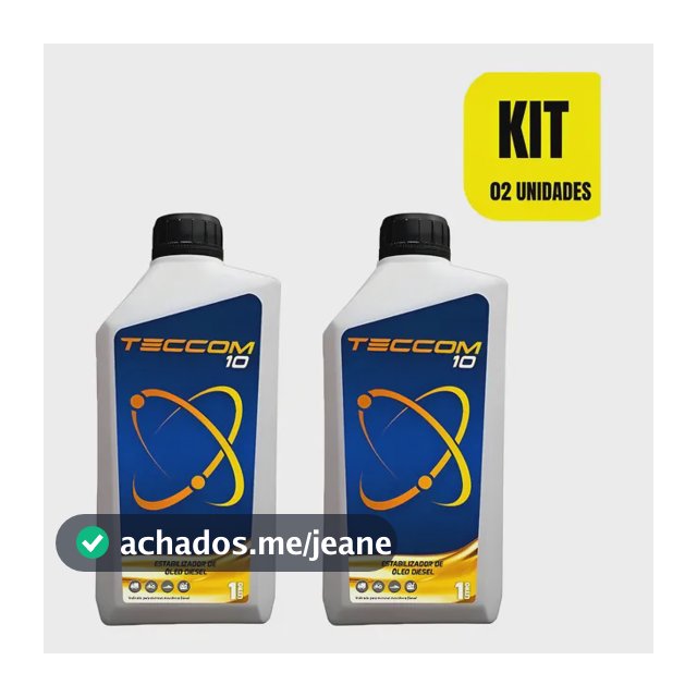 Teccom Aditivo Óleo Diesel Almax 2 L Kit Frascos Caminhonete Carro
