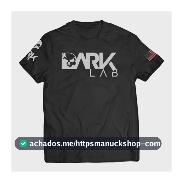 Camiseta Dry-fit  Preta Caveira Unisex Dark Lab
