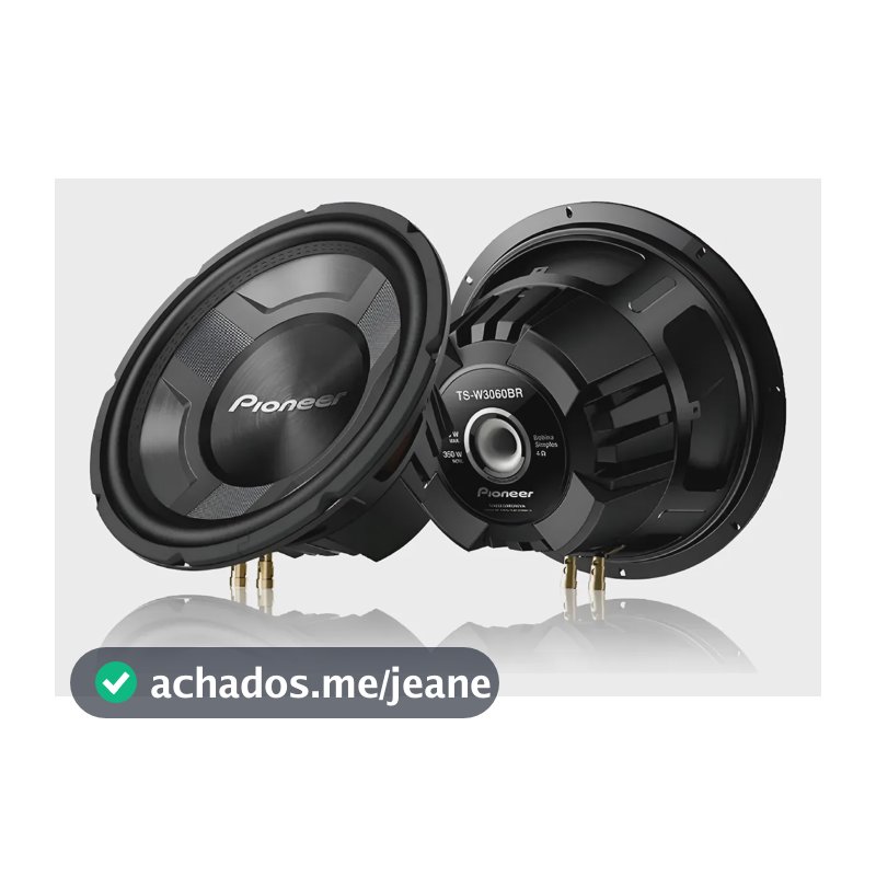 Alto Falante Sub Pioneer Tsw3060br 12' 4 Ohms 350w Rms Bass