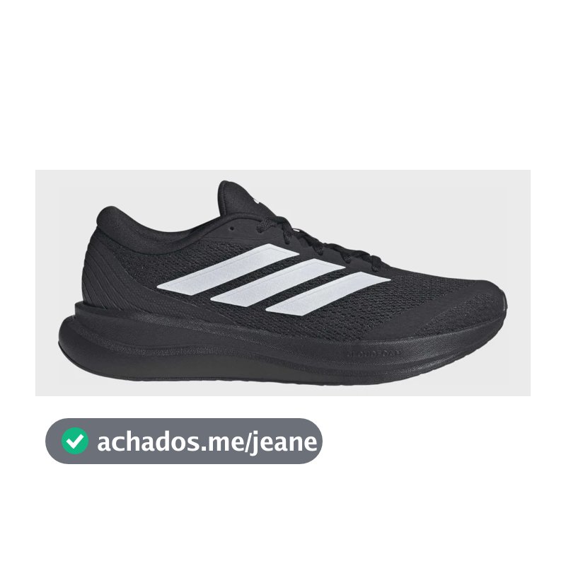 Tênis De Corrida Masculino Runfalcon 6 Cloudfoam adidas Preto Liso 40 Br