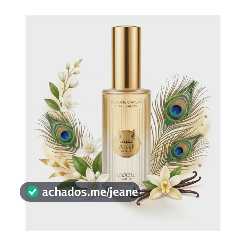 Perfume De Cabelo Capilar Afeef 60ml Árabe Isabelle