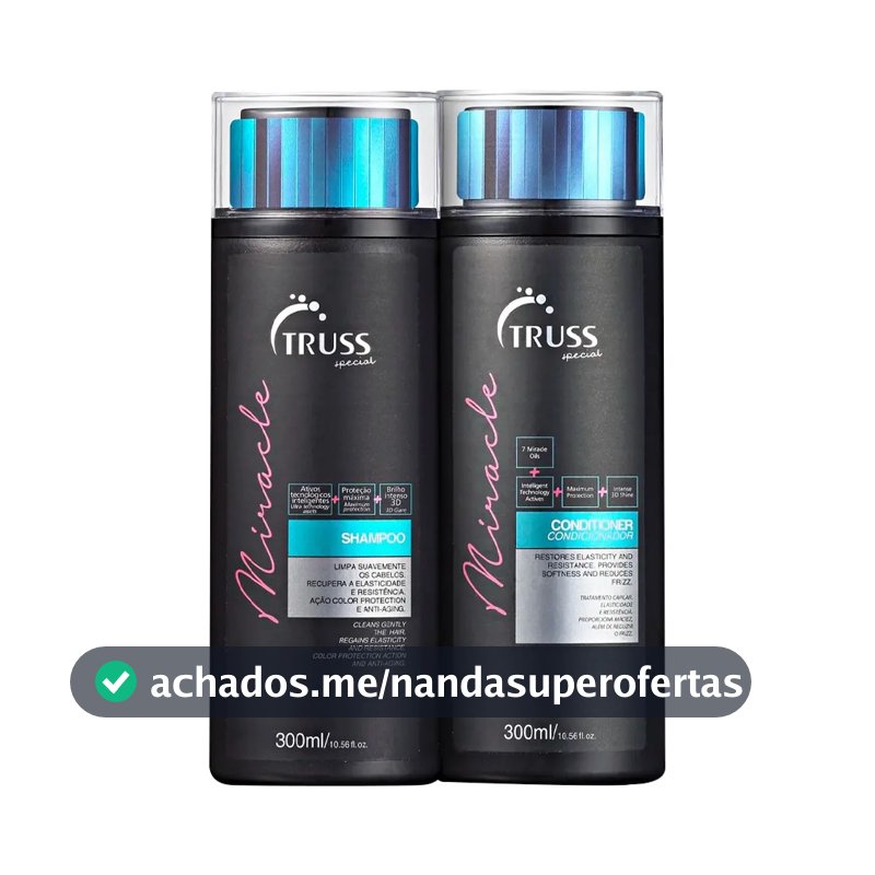 Kit Truss Miracle (Shampoo 300ml + Condicionador 300ml)