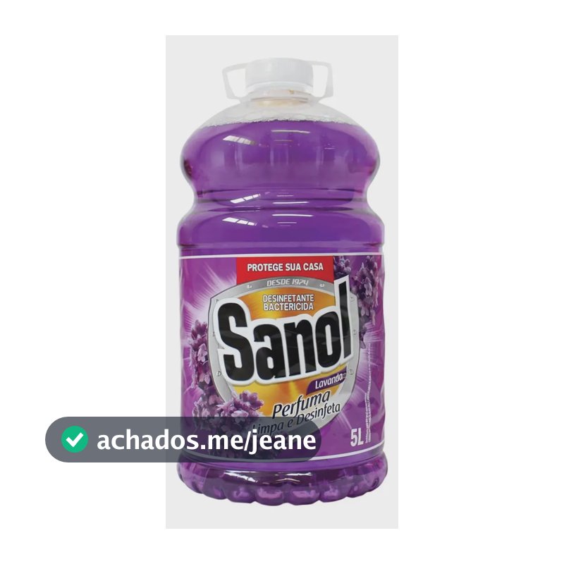 Desinfetante Lavanda Sanol 5 Litros