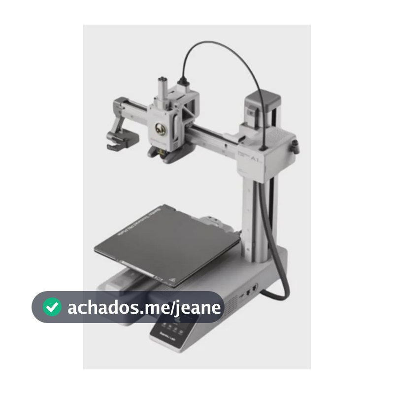 Impressora 3d Bambu Lab A1 Mini A1m Bivolt Com Wifi 127/220v Cinza