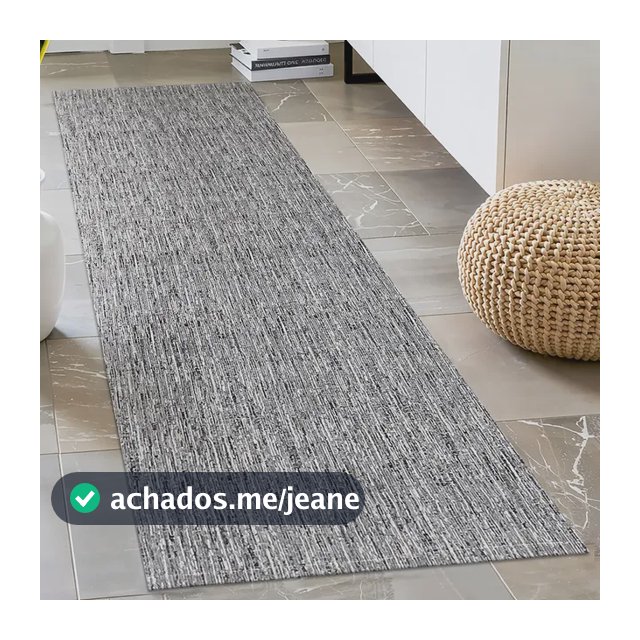 Passadeira 65x200cm Atenas Antiderrapante Moderna Decorativa