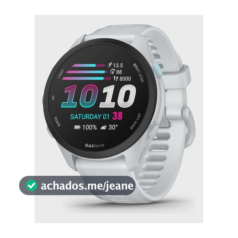 Relógio Garmin Forerunner 70 - Branco