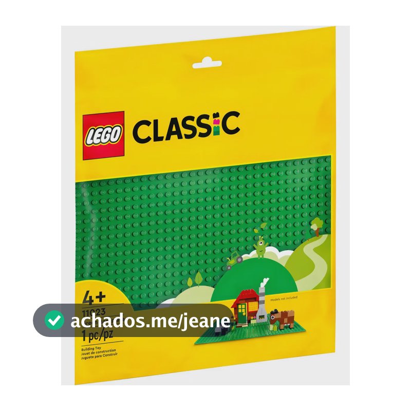 Lego Classic 11023 Base Plate Placa Verde Eco Embalagem Quantidade de peças 1