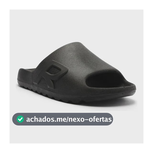 Chinelo Masculino Reserva Go R7508000020003u Preto Liso 43/4