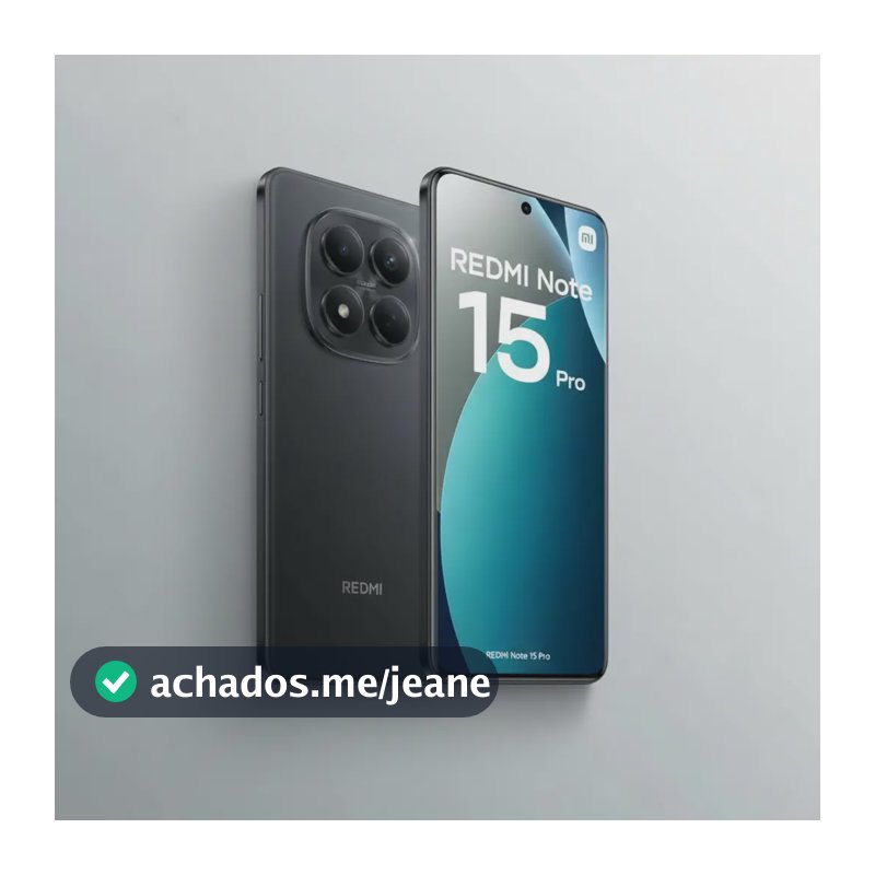 Xiaomi Redmi Note 15 Pro 5g Dual Sim 256gb 8gb Ram 2026 Nfc Preto