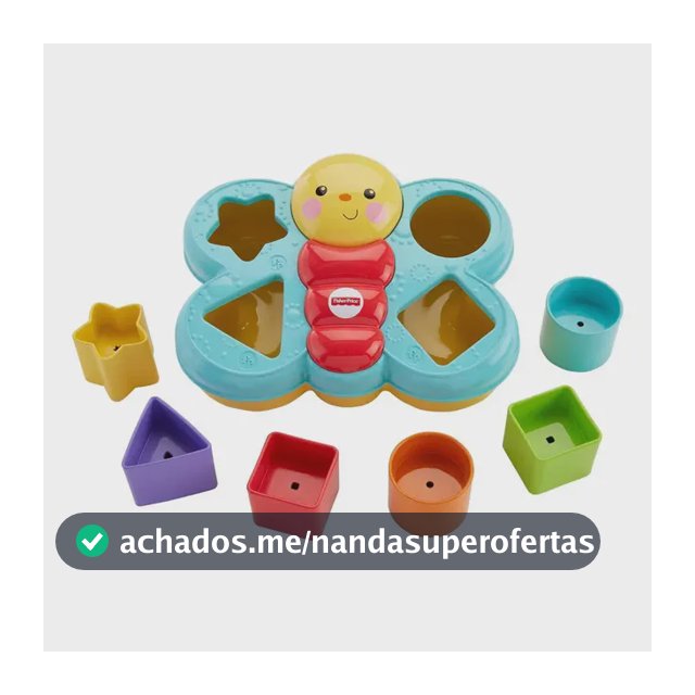 Encaixa Borboleta Para Bebês A Partir 6 Meses Fisher-price Cor Multicolor