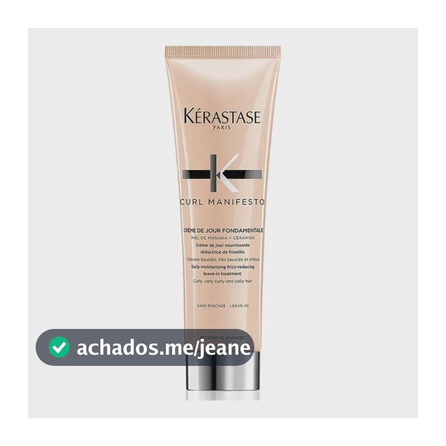 Kérastase Curl Manifesto Creme De Jour Fondamentale, Cabelo Cacheado e Encaracolado, 150ml