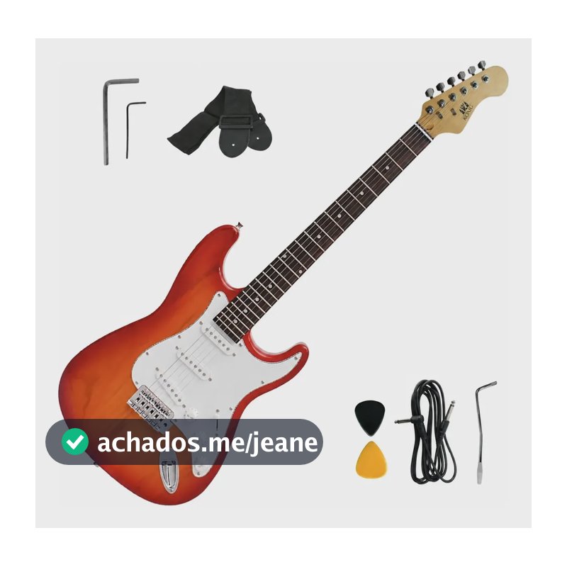 Guitarra Elétrica Konig St Stratocaster Brilhante 6c