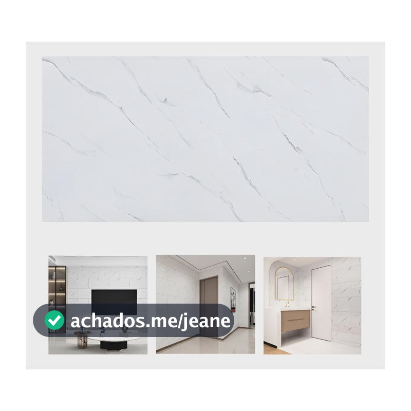 Kit 10 Placa Adesiva Mármore 3d Autocolante Parede Lavável Cor Mármore Branco Marca Hibo