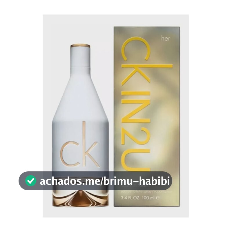 Perfume CK IN2U EDT Feminino 100ml Calvin Klein