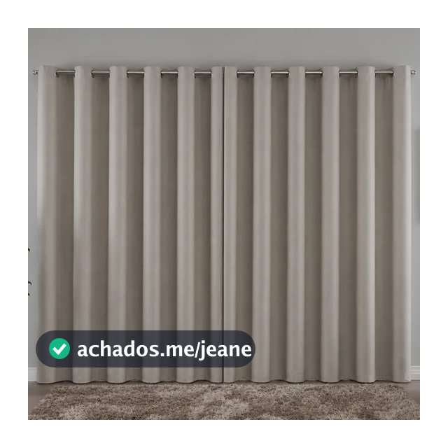 Cortina Blackout Linho 2,80 X 2,30  Vedação 100%